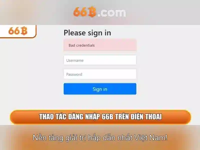 Đăng Nhập 66B – Trang Chủ 66B Uy Tín